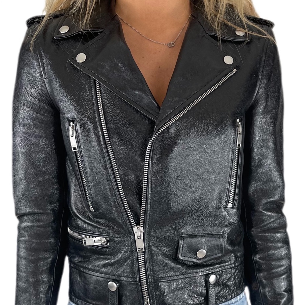 Saint Laurent Leather Lamb Jacket